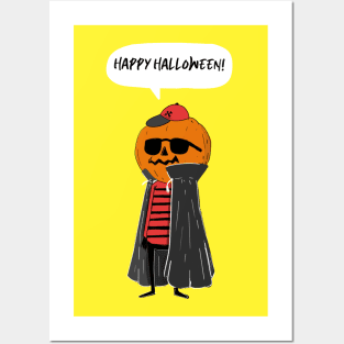 Happy Halloween from Mr. Jack-O-Lantern Posters and Art